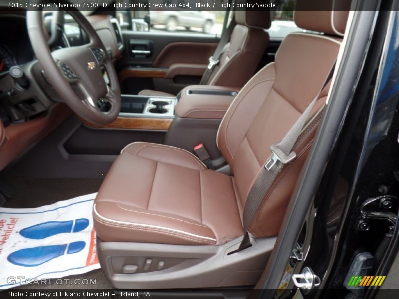  2015 Silverado 2500HD High Country Crew Cab 4x4 High Country Saddle Interior