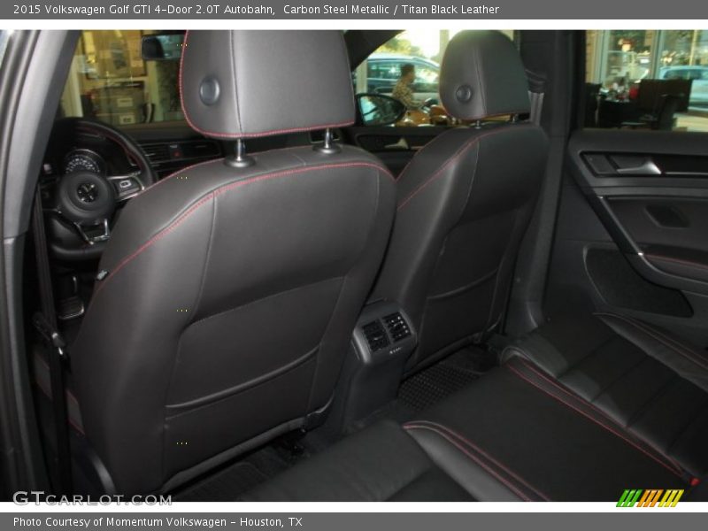 Carbon Steel Metallic / Titan Black Leather 2015 Volkswagen Golf GTI 4-Door 2.0T Autobahn
