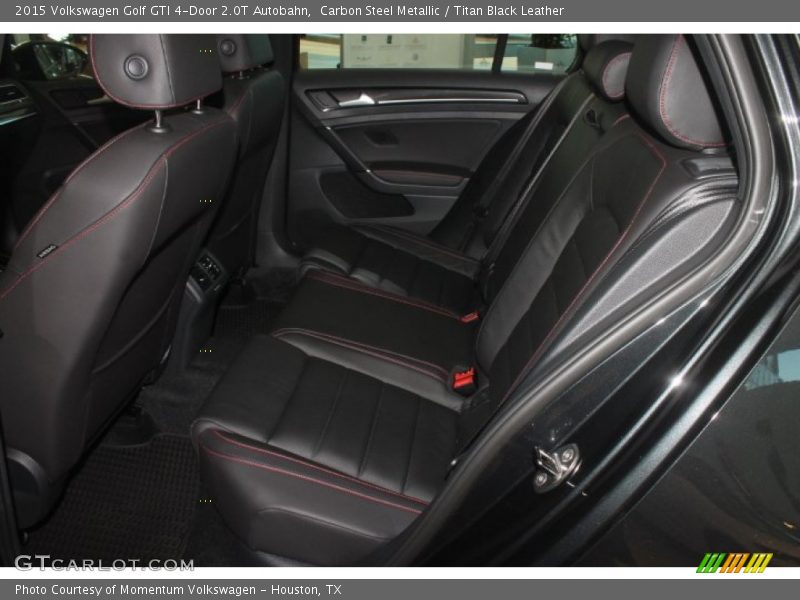 Carbon Steel Metallic / Titan Black Leather 2015 Volkswagen Golf GTI 4-Door 2.0T Autobahn
