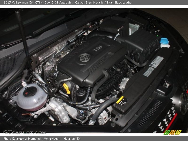 Carbon Steel Metallic / Titan Black Leather 2015 Volkswagen Golf GTI 4-Door 2.0T Autobahn