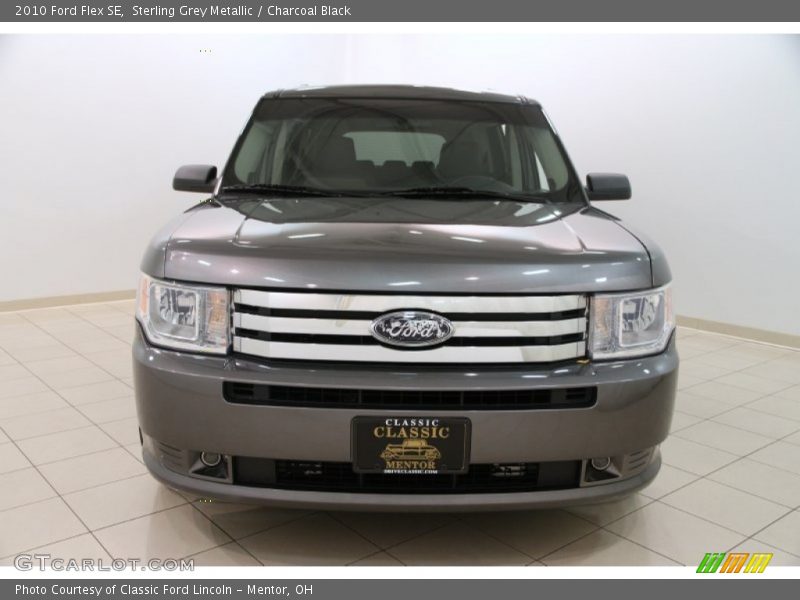 Sterling Grey Metallic / Charcoal Black 2010 Ford Flex SE