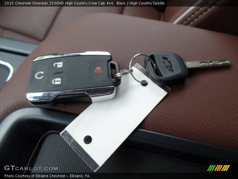 Keys of 2015 Silverado 2500HD High Country Crew Cab 4x4