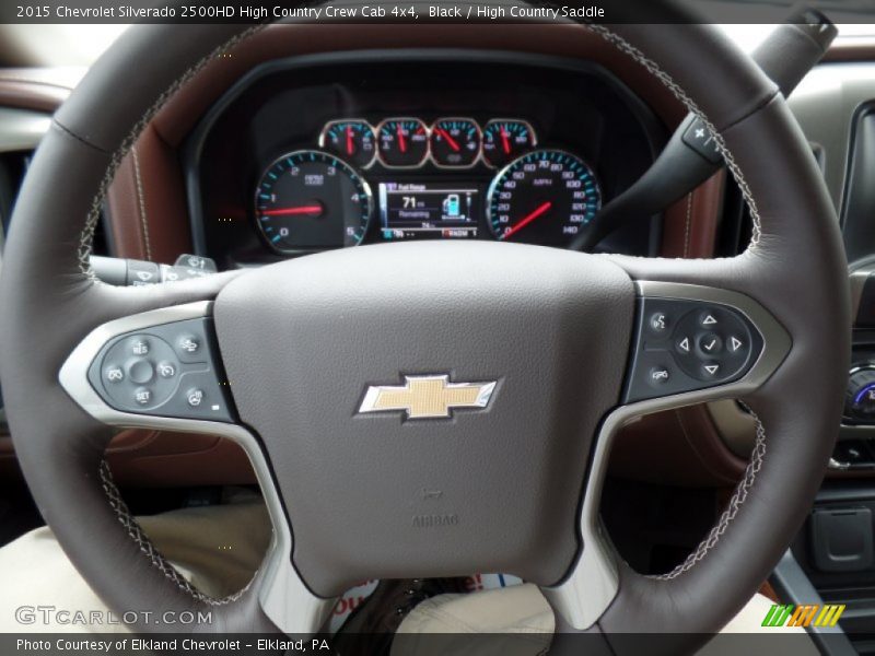  2015 Silverado 2500HD High Country Crew Cab 4x4 Steering Wheel