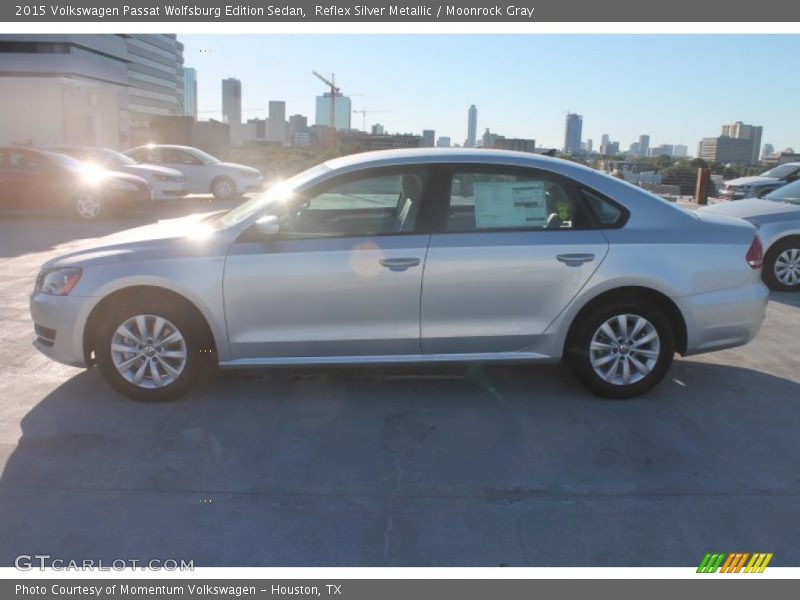 Reflex Silver Metallic / Moonrock Gray 2015 Volkswagen Passat Wolfsburg Edition Sedan