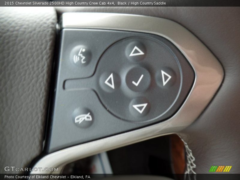 Controls of 2015 Silverado 2500HD High Country Crew Cab 4x4