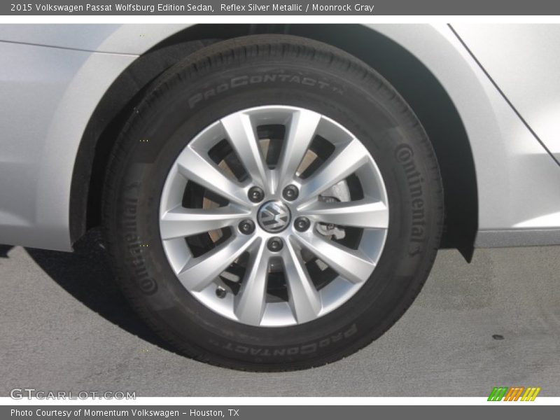 Reflex Silver Metallic / Moonrock Gray 2015 Volkswagen Passat Wolfsburg Edition Sedan