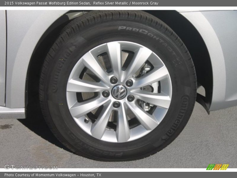 Reflex Silver Metallic / Moonrock Gray 2015 Volkswagen Passat Wolfsburg Edition Sedan