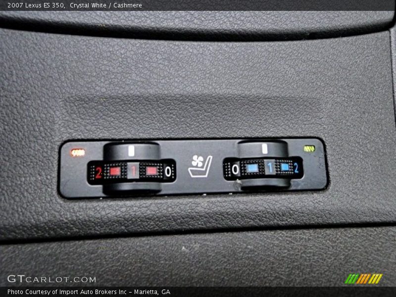 Crystal White / Cashmere 2007 Lexus ES 350