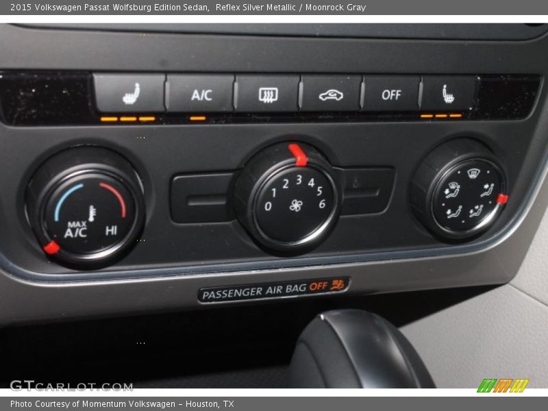 Reflex Silver Metallic / Moonrock Gray 2015 Volkswagen Passat Wolfsburg Edition Sedan