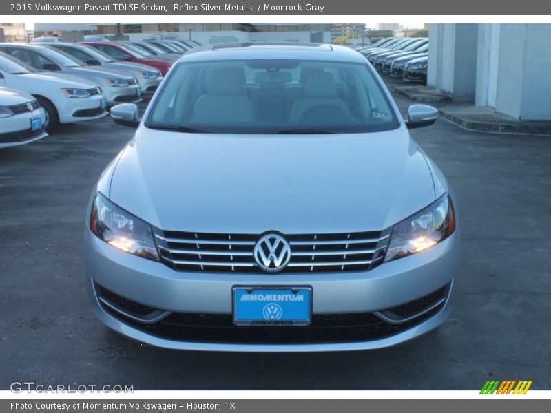Reflex Silver Metallic / Moonrock Gray 2015 Volkswagen Passat TDI SE Sedan