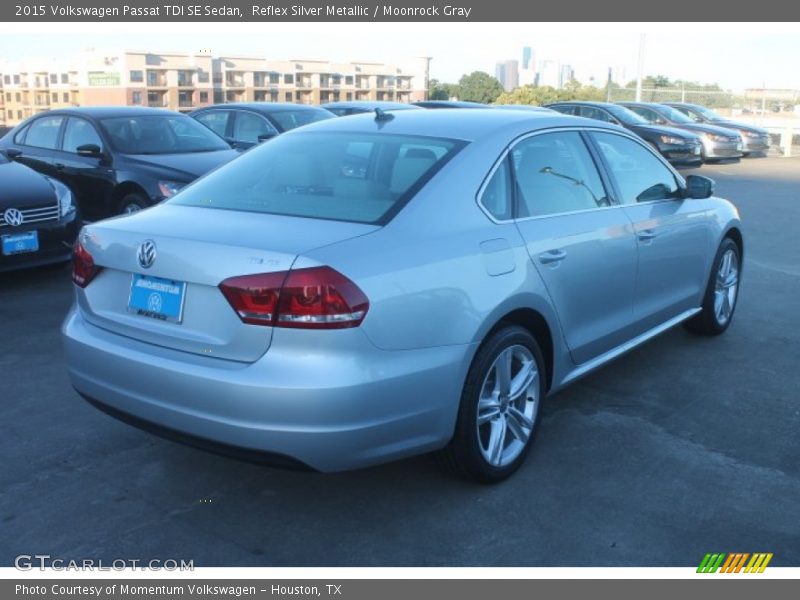 Reflex Silver Metallic / Moonrock Gray 2015 Volkswagen Passat TDI SE Sedan