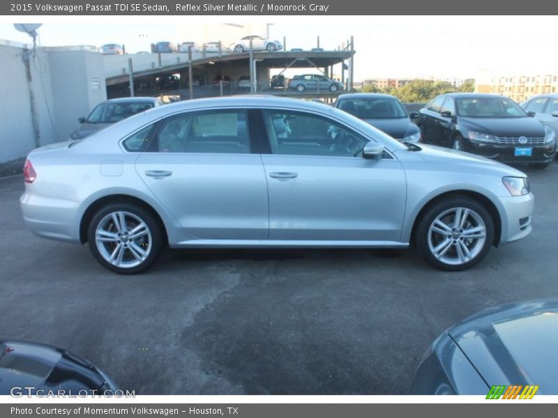Reflex Silver Metallic / Moonrock Gray 2015 Volkswagen Passat TDI SE Sedan