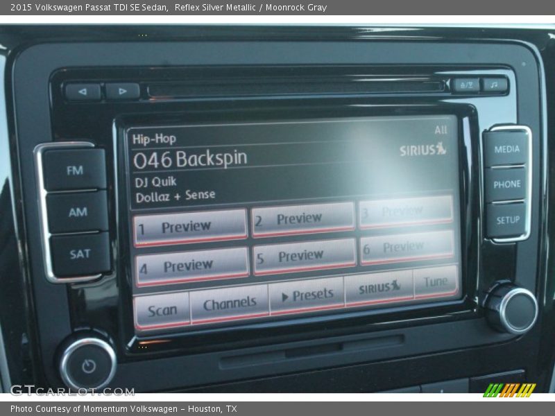 Reflex Silver Metallic / Moonrock Gray 2015 Volkswagen Passat TDI SE Sedan