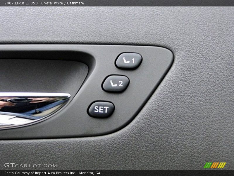 Crystal White / Cashmere 2007 Lexus ES 350