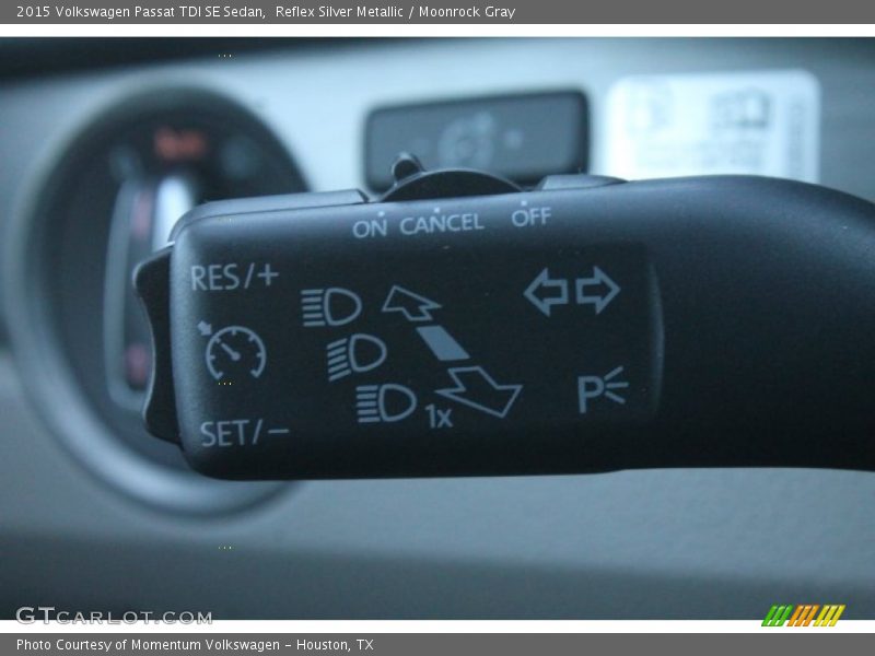 Reflex Silver Metallic / Moonrock Gray 2015 Volkswagen Passat TDI SE Sedan