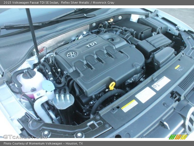 Reflex Silver Metallic / Moonrock Gray 2015 Volkswagen Passat TDI SE Sedan