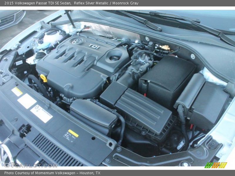 Reflex Silver Metallic / Moonrock Gray 2015 Volkswagen Passat TDI SE Sedan