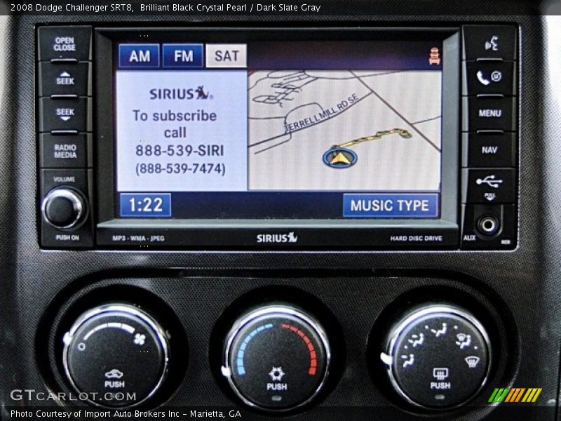 Navigation of 2008 Challenger SRT8
