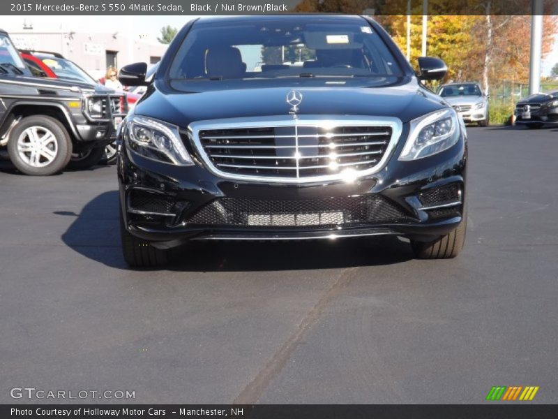 Black / Nut Brown/Black 2015 Mercedes-Benz S 550 4Matic Sedan