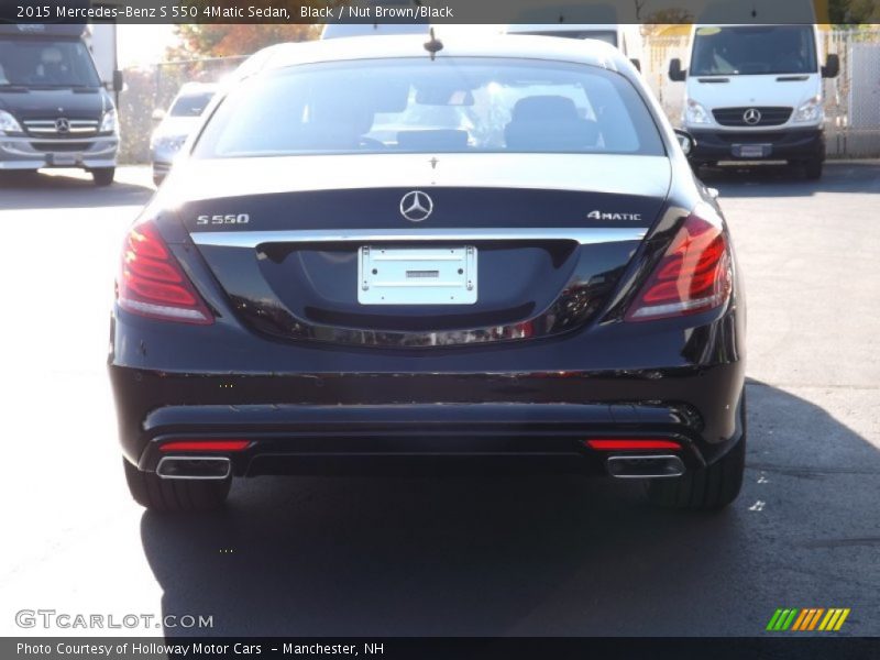 Black / Nut Brown/Black 2015 Mercedes-Benz S 550 4Matic Sedan