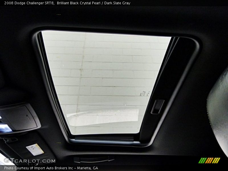 Brilliant Black Crystal Pearl / Dark Slate Gray 2008 Dodge Challenger SRT8