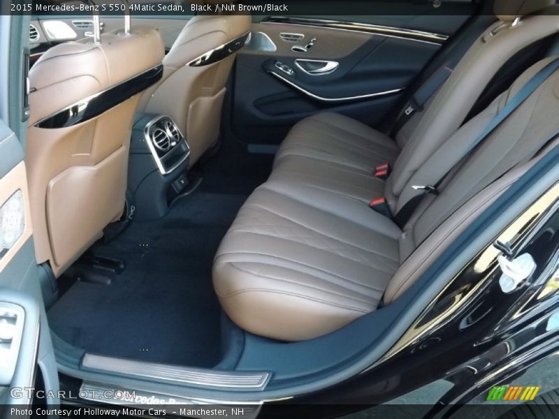Black / Nut Brown/Black 2015 Mercedes-Benz S 550 4Matic Sedan