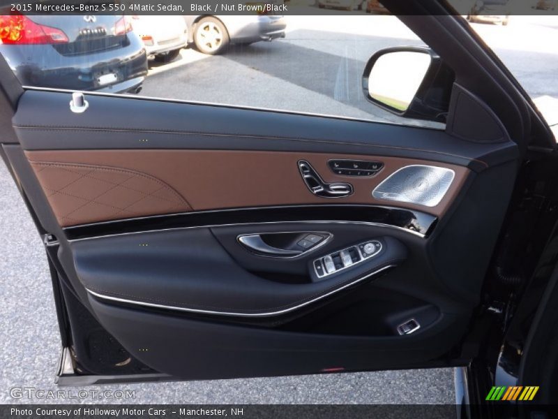 Black / Nut Brown/Black 2015 Mercedes-Benz S 550 4Matic Sedan