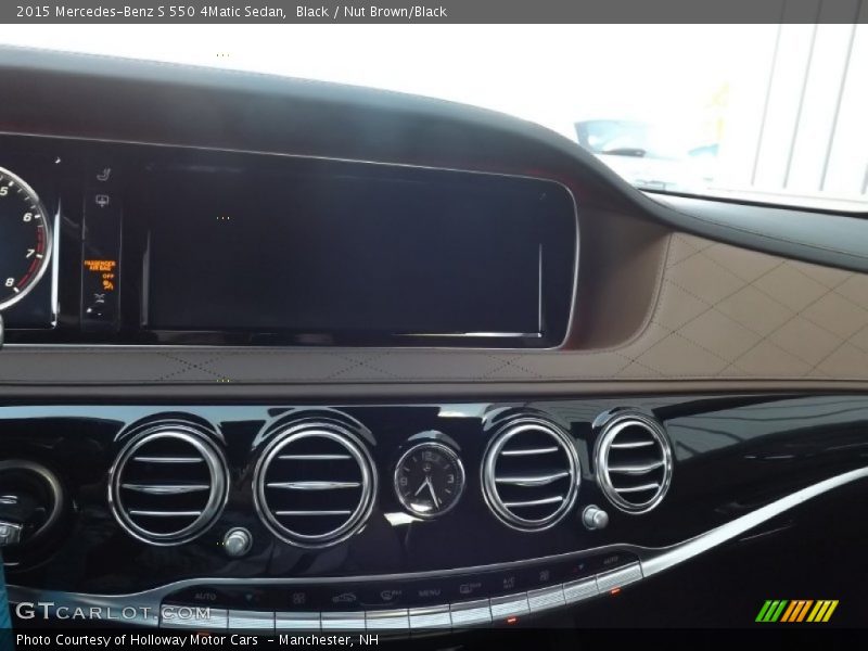 Black / Nut Brown/Black 2015 Mercedes-Benz S 550 4Matic Sedan