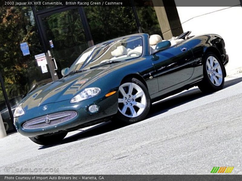 British Racing Green / Cashmere 2003 Jaguar XK XK8 Convertible