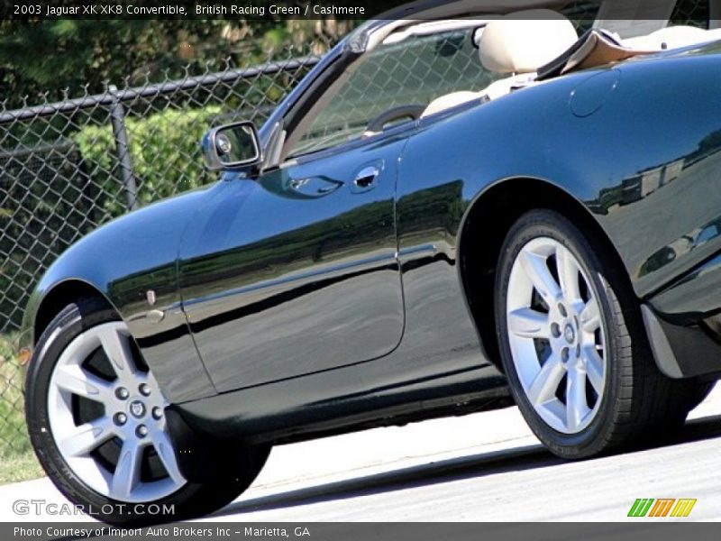 British Racing Green / Cashmere 2003 Jaguar XK XK8 Convertible