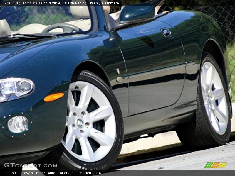 British Racing Green / Cashmere 2003 Jaguar XK XK8 Convertible
