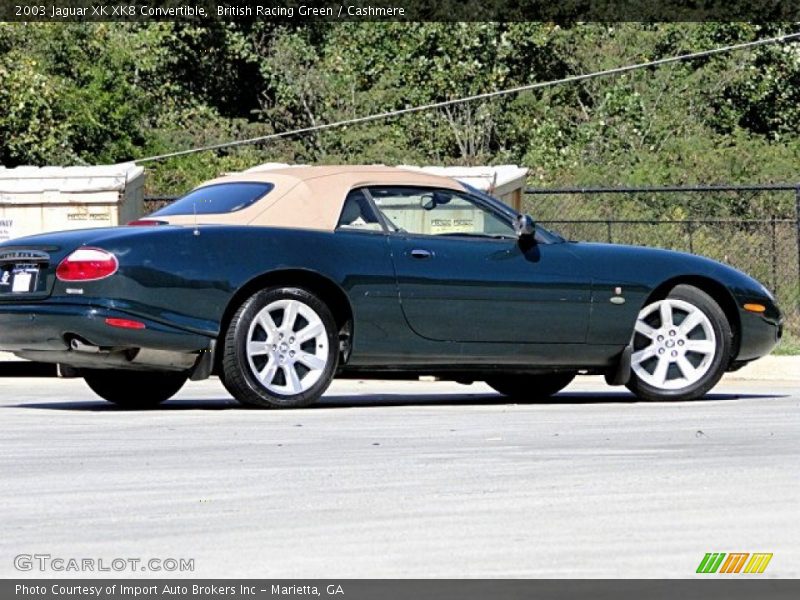 British Racing Green / Cashmere 2003 Jaguar XK XK8 Convertible