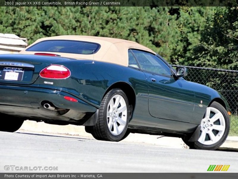 British Racing Green / Cashmere 2003 Jaguar XK XK8 Convertible