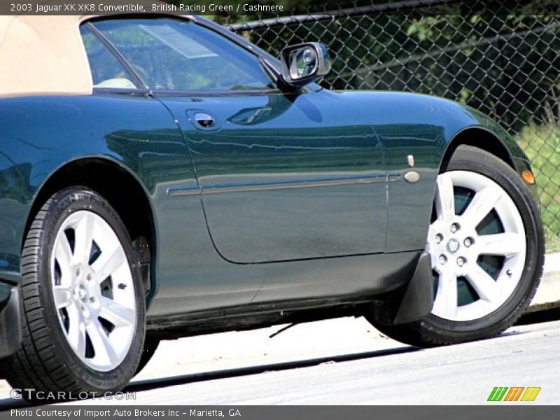 British Racing Green / Cashmere 2003 Jaguar XK XK8 Convertible