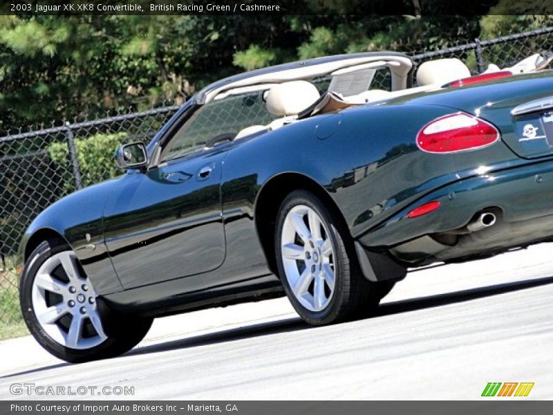 British Racing Green / Cashmere 2003 Jaguar XK XK8 Convertible