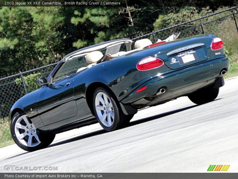 British Racing Green / Cashmere 2003 Jaguar XK XK8 Convertible
