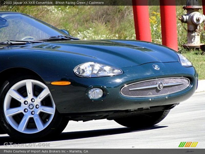 British Racing Green / Cashmere 2003 Jaguar XK XK8 Convertible