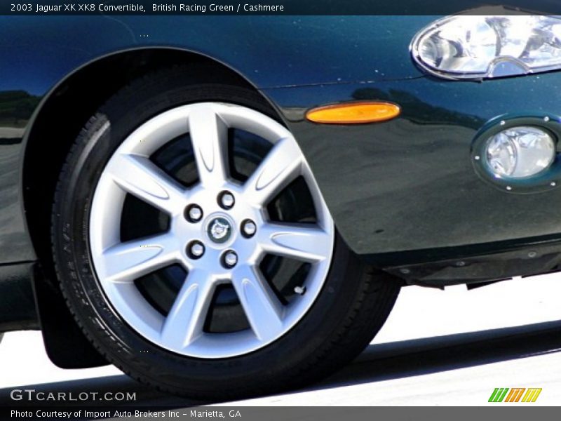 British Racing Green / Cashmere 2003 Jaguar XK XK8 Convertible