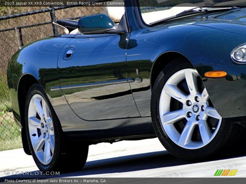 British Racing Green / Cashmere 2003 Jaguar XK XK8 Convertible