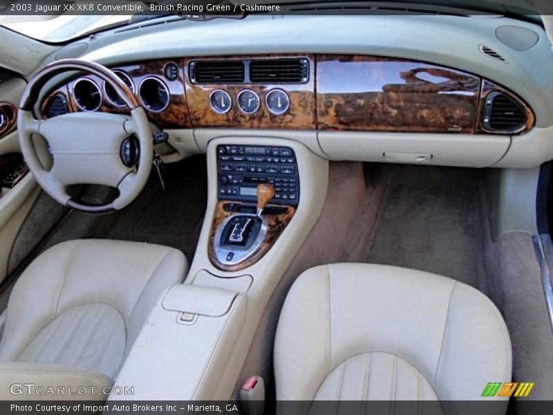British Racing Green / Cashmere 2003 Jaguar XK XK8 Convertible