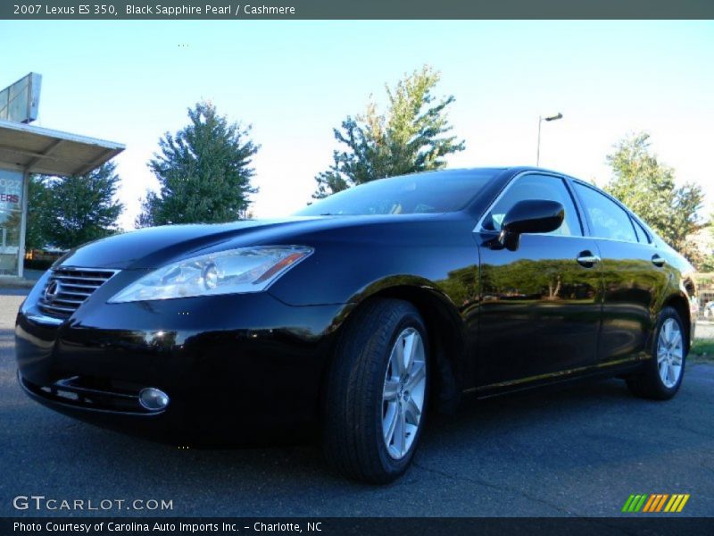 Black Sapphire Pearl / Cashmere 2007 Lexus ES 350