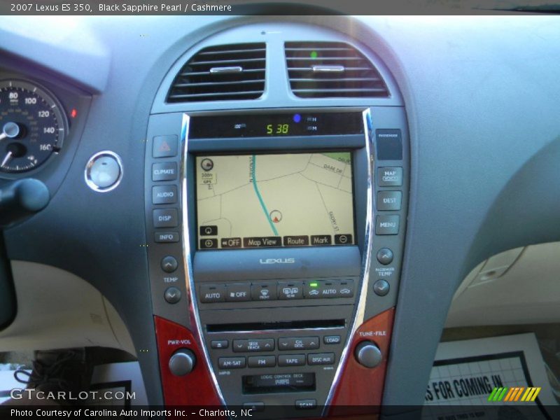 Black Sapphire Pearl / Cashmere 2007 Lexus ES 350