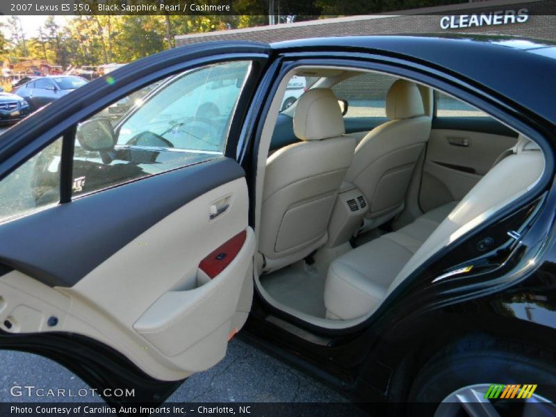 Black Sapphire Pearl / Cashmere 2007 Lexus ES 350