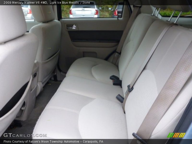 Light Ice Blue Metallic / Stone 2009 Mercury Mariner V6 4WD