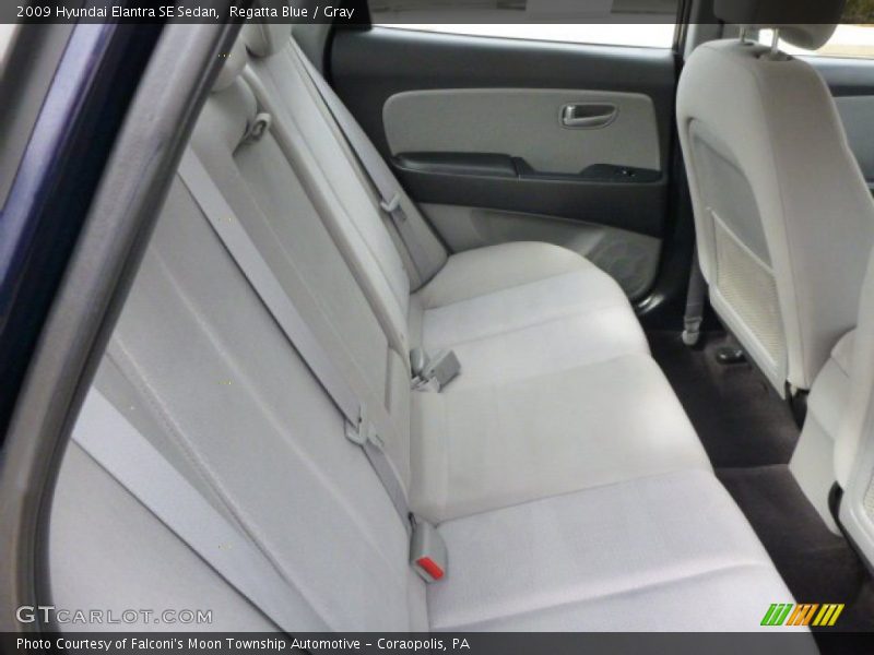 Regatta Blue / Gray 2009 Hyundai Elantra SE Sedan