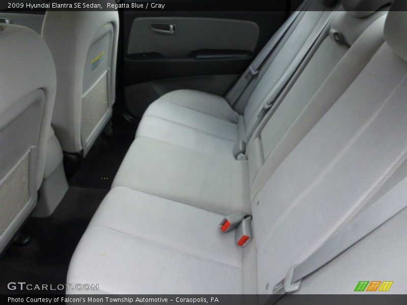 Regatta Blue / Gray 2009 Hyundai Elantra SE Sedan