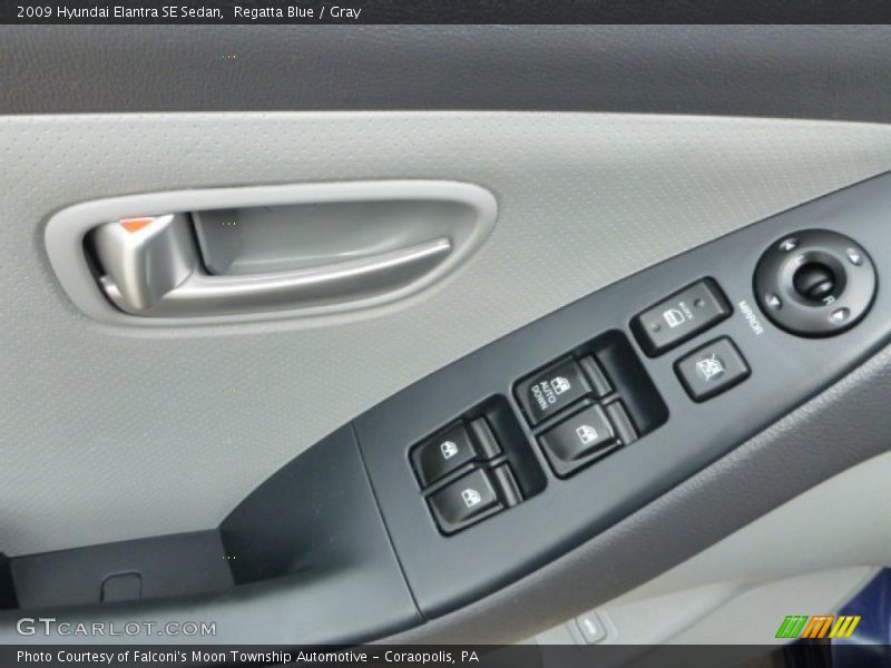 Regatta Blue / Gray 2009 Hyundai Elantra SE Sedan