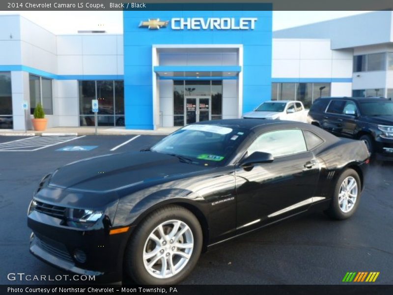 Black / Black 2014 Chevrolet Camaro LS Coupe