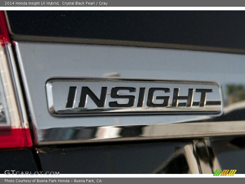 Crystal Black Pearl / Gray 2014 Honda Insight LX Hybrid