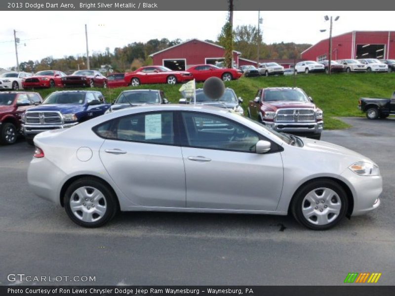 Bright Silver Metallic / Black 2013 Dodge Dart Aero